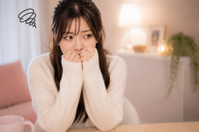 不安を抱えている様子