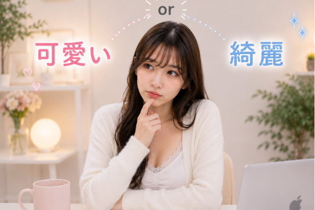 可愛い系or綺麗系？