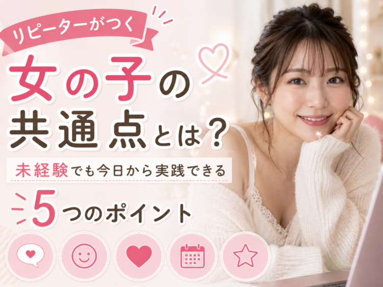 リピーターがつく女の子の共通点とは？